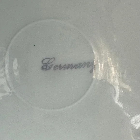 Vintage Germany Floral Reticulated Plate Decorative Display Plate - Picture 2 of 7